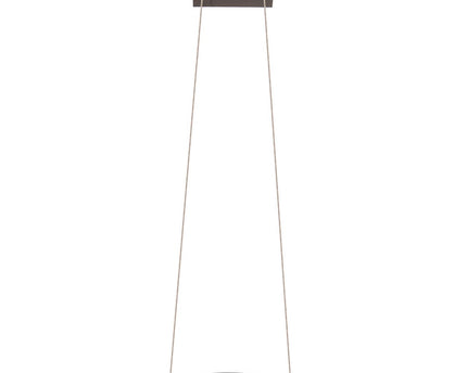 LED hanglamp "onda", hanglamp gemaakt van metaal en plastic in zwart, met stevig ingebouwde LED's, verlichting voor woonkamer, eetkamer of kantoor, 96 cm lang