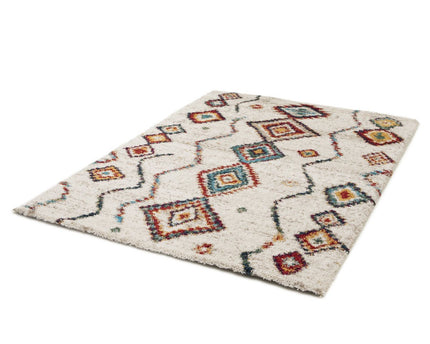 Dik en comfortabel NATIVE vloerkleed in etnische stijl
