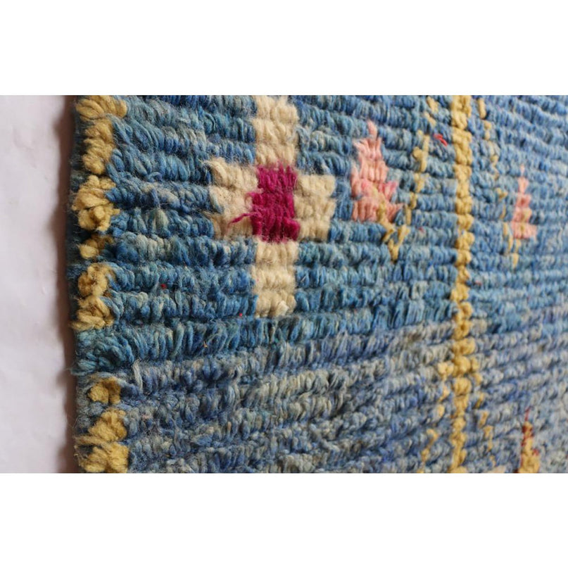 Zuiver wollen Marokkaans Berber halkleed 81 x 383 cm