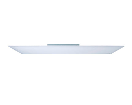 LED -paneel plafondlamp "Nico", functionele metalen plafondlamp en plastic in het wit, met vaste LED's en vele functies, ideaal voor kantoor, oefening of workshop, ca.