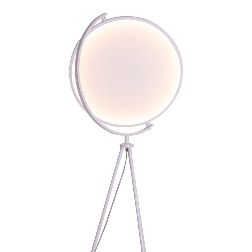 Textiel vloerlamp "Munega" h: 156cm