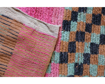 Kleurrijk Berber Boujad halkleed 78 x 743 cm