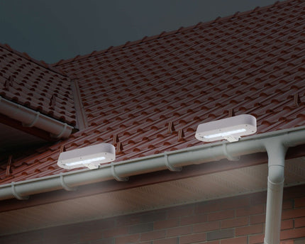 LED Solar Light "Garden Light" (2 Set) Wit, voor buiten, doel - metaal en plastic, wit, met geïntegreerde LED