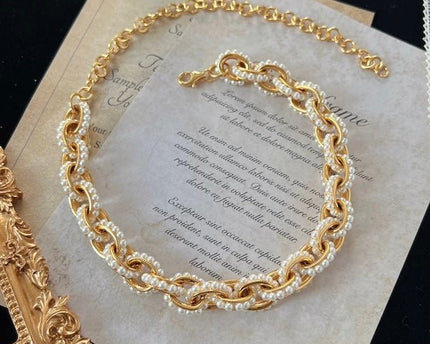 Vintage geïnspireerde parelketting