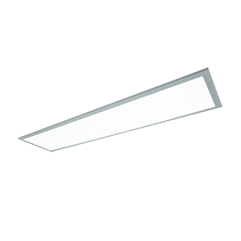 LED -paneel plafondlamp "Nico", functionele metalen plafondlamp en plastic in het wit, met vaste LED's en vele functies, ideaal voor kantoor, oefening of workshop, ca.