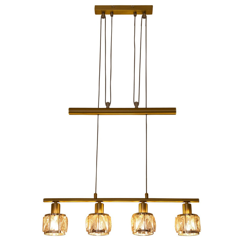 LED balanceerpendellamp "Josefa" E14 kooldraad