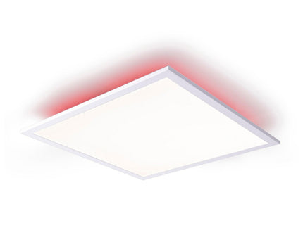 Smart Home LED -achtergrondverlichting Paneel zijlengte 45 cm, veel functies, transportlamp gemaakt van metaal en plastic, geïntegreerde LED's