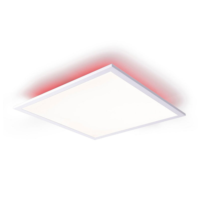 Smart Home LED -achtergrondverlichting Paneel zijlengte 45 cm, veel functies, transportlamp gemaakt van metaal en plastic, geïntegreerde LED's