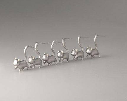 Cute Cat Design Speelse oorbellen
