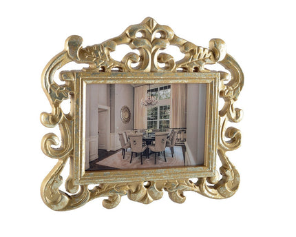 Horizontaal gouden frame om 10x15 cm op te hangen