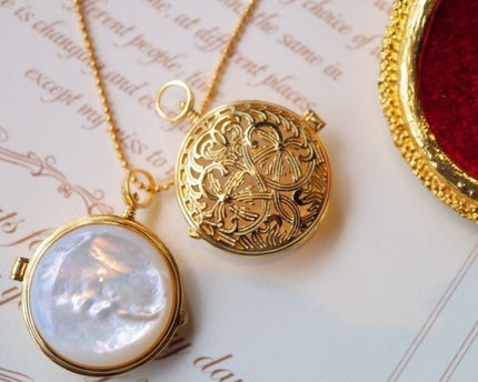 MOP Ronde Sachet-Openbare Medaillonketting