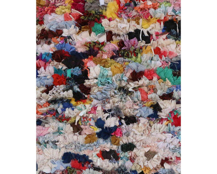 Marokkaans Berber-tapijt van gerecycled textiel 117 x 159 cm