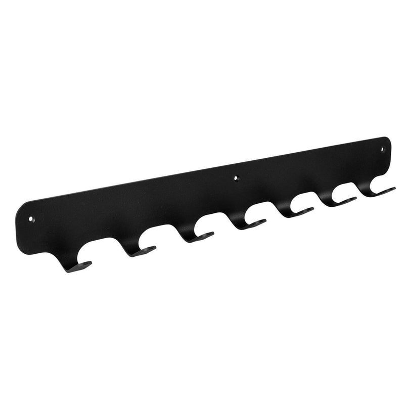 Gorillz Rounded Seven - Wandkapstok - 7 Kapstok Haken - Zwart
