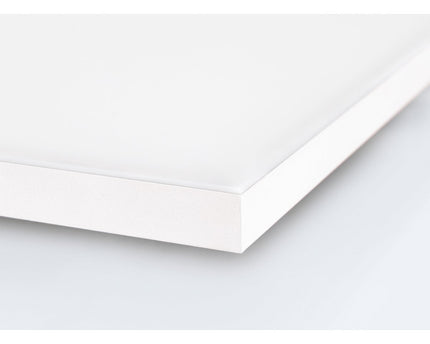 LED -paneel plafondlamp "Carente" zijlengte 45 cm, frameless, vele functies, gemaakt van metaal en plastic, witte, geïntegreerde LED's