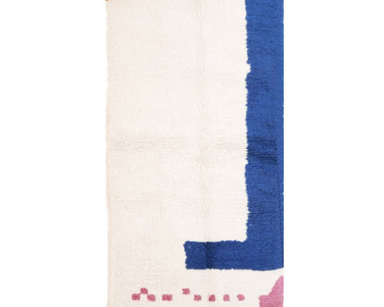 Zuiver wollen Marokkaans Berber-tapijt 121 x 249 cm