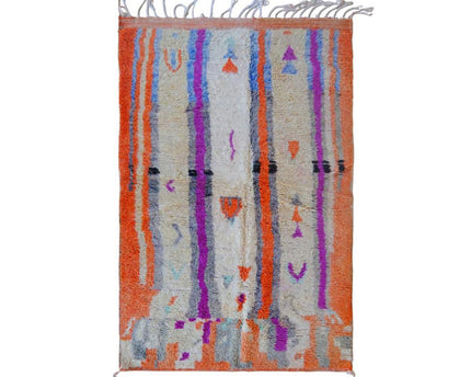 Eigentijds Berberwollen vloerkleed Boujaad 140 x 212 cm