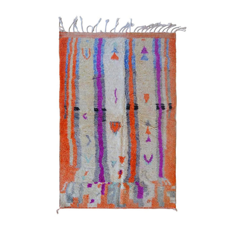 Eigentijds Berberwollen vloerkleed Boujaad 140 x 212 cm