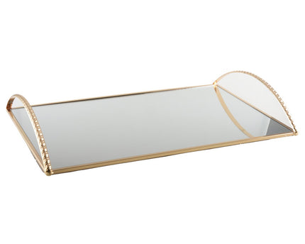 Gouden model rechthoekige lade