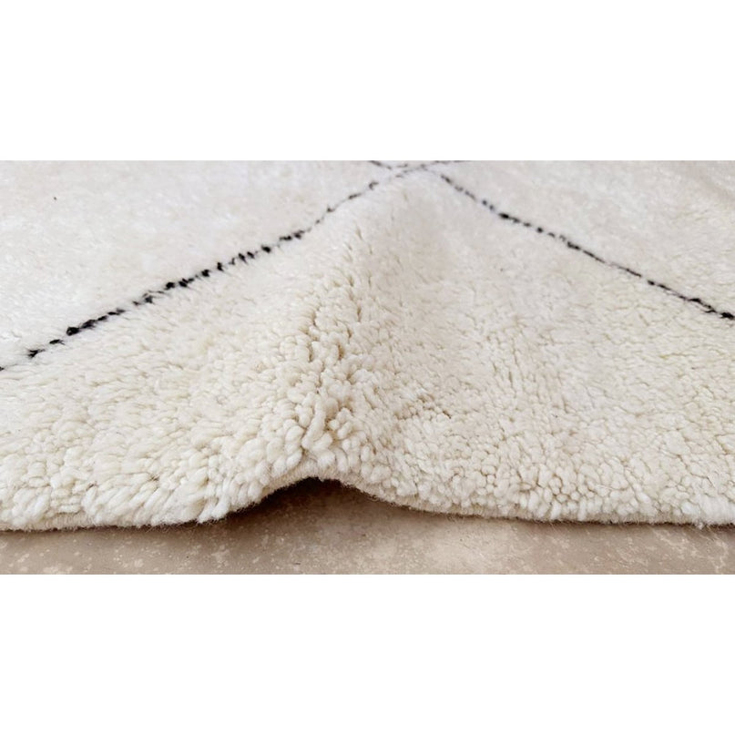 Zuiver wollen Marokkaans Berber-tapijt 210 x 300 cm