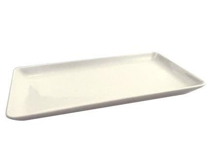 27 cm wit rechthoekig gerecht