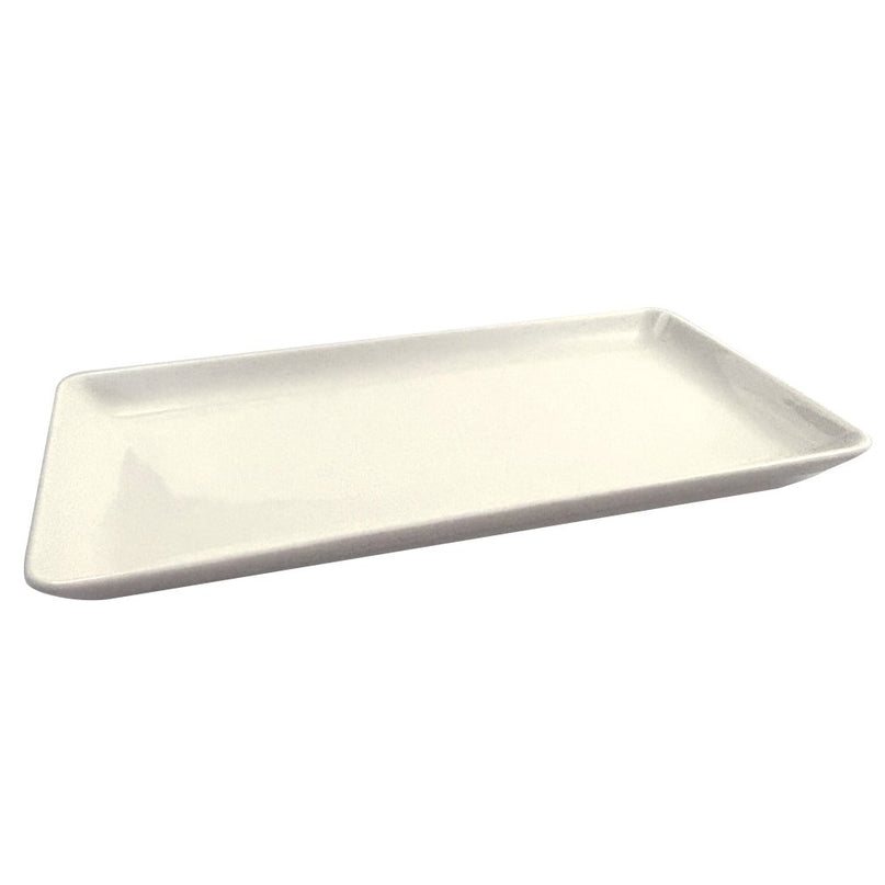 27 cm wit rechthoekig gerecht