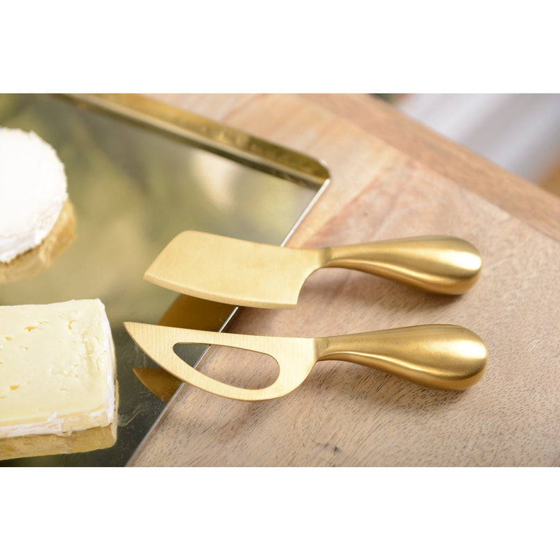 Gouden kaasmessen - set van 2