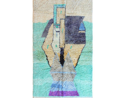 Marokkaans Berberwollen vloerkleed 145 x 262 cm
