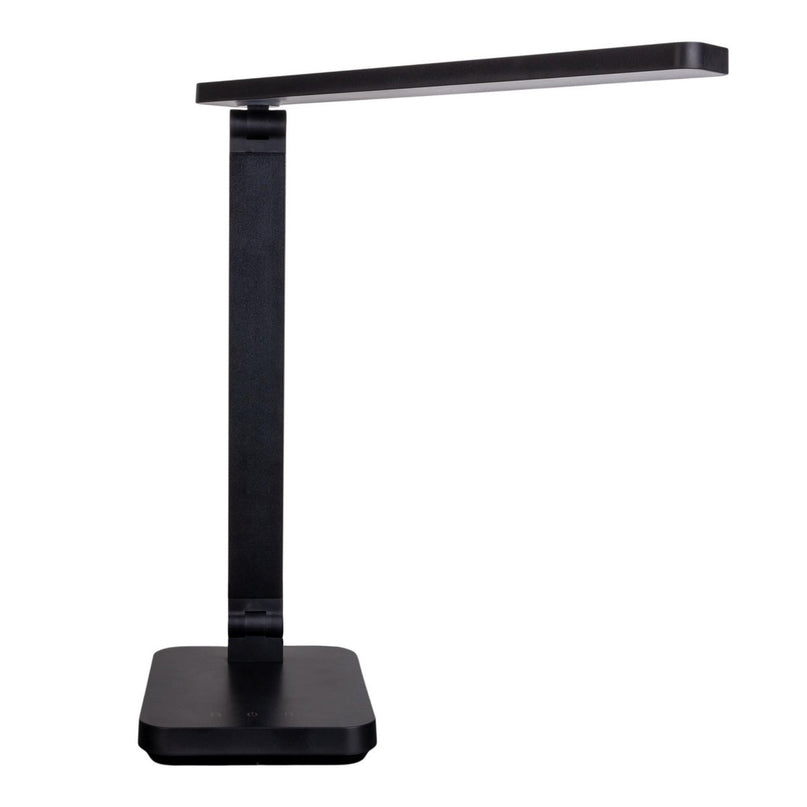LED -tafellamp "Mover" zwart, metaal en plastic, 38 cm hoog, opladen, dimpelbaar, CCT -kleurwisselaar
