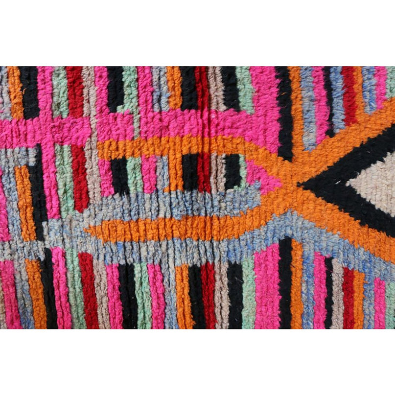 Zuiver wollen Marokkaans Berber halkleed 72 x 350 cm