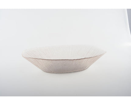 Saladier ovaal transparante zandfront 30 cm