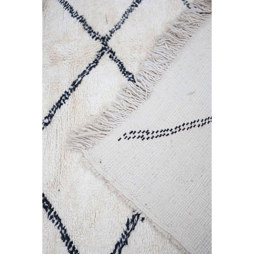 Zuiver wollen Marokkaans Berber-tapijt 160x249 cm