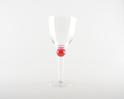 Wijnglazen met ronde diamantvoet 4 kleuren - veel van 4