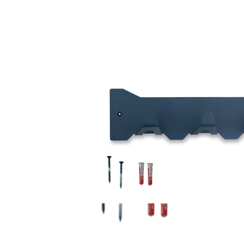 Gorillz Triangle Three - Industrieel Design - Wandkapstok - Blauw