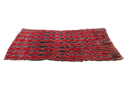 Zuiver wollen Marokkaans Berberkleed 86 x 241 cm