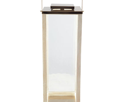 Grote glazen lantaarn 25x25x71cm