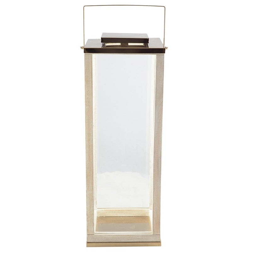 Grote glazen lantaarn 25x25x71cm