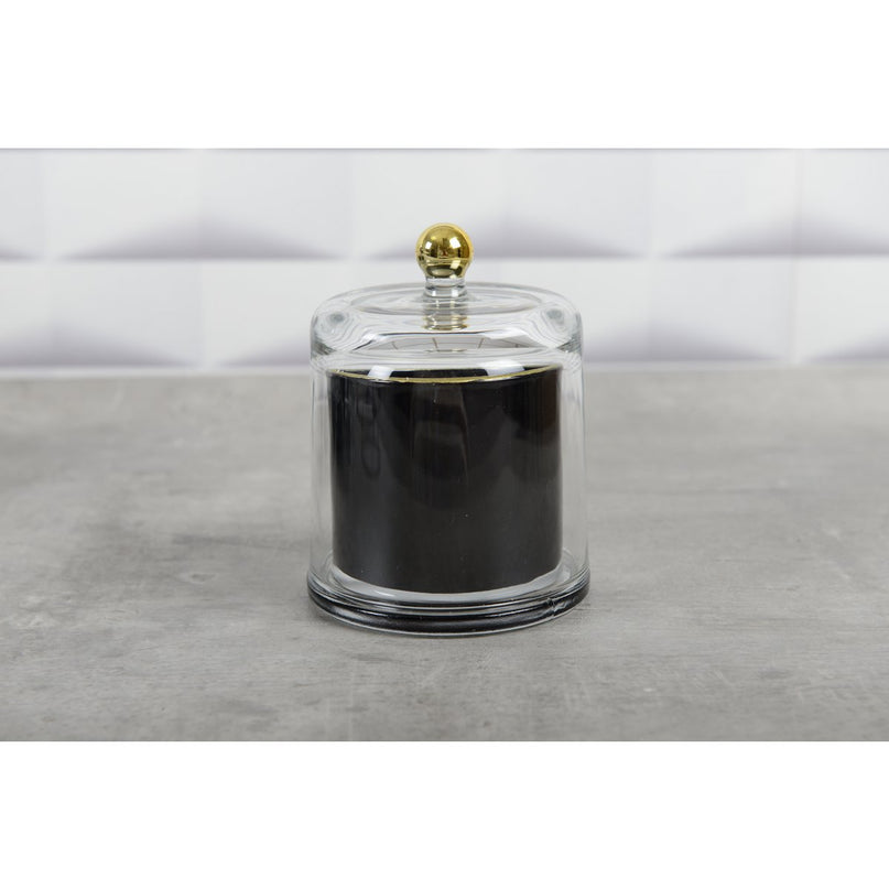 Zwart en gouden bel kaarsen tonka parfum