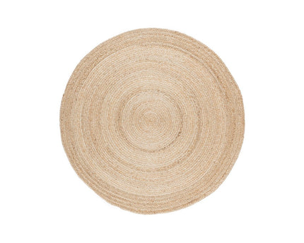 Rond vloerkleed NATURA van naturel jute