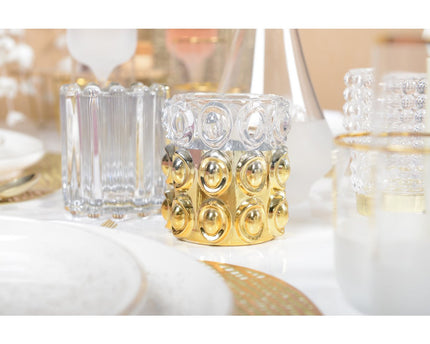 Half gouden bubbelkaarshouder