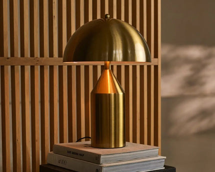 Otto Gold Dressoir Lamp – Stijlvolle metalen tafellamp voor elke kamer