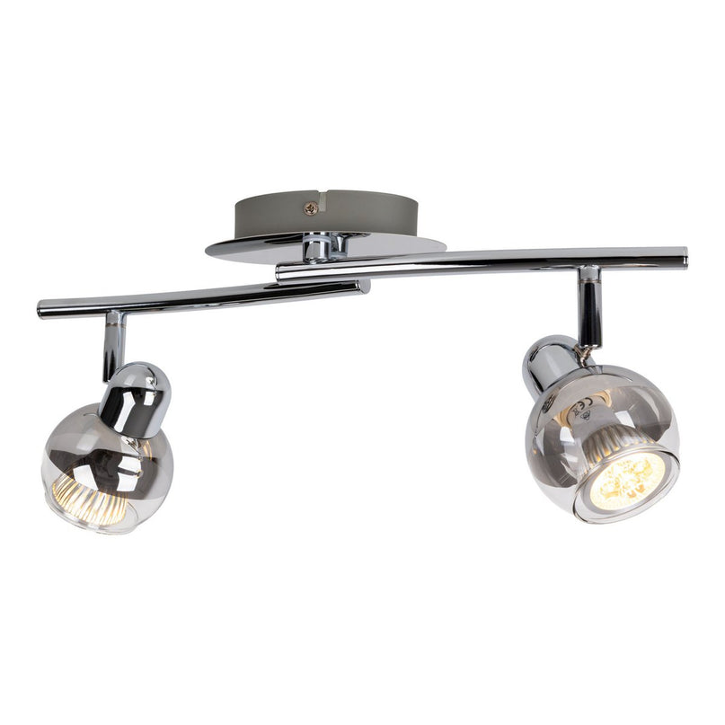 2 LED wand- en plafondlampen "Boccia"