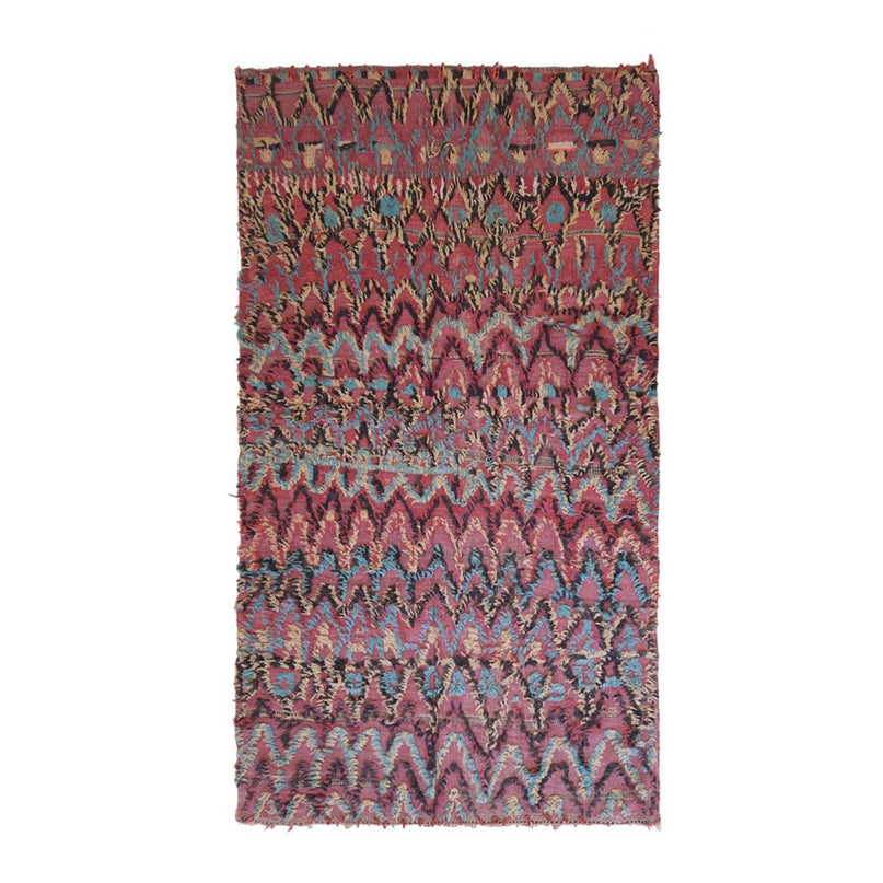 Zuiver wollen Marokkaans Kelim Berber tapijt 144 x 240 cm