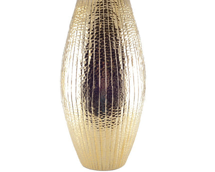 Briljante gouden vaas 20x20x38cm