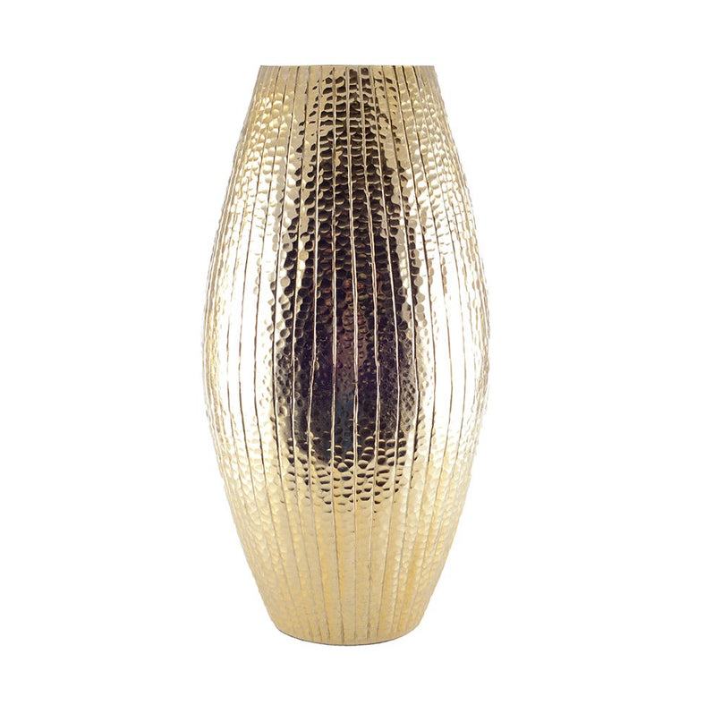 Briljante gouden vaas 20x20x38cm