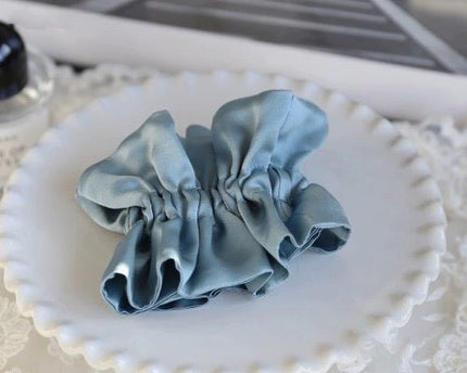 Chique 100% zijden rokontwerp haarscrunchie-dubbellaags-19 mm