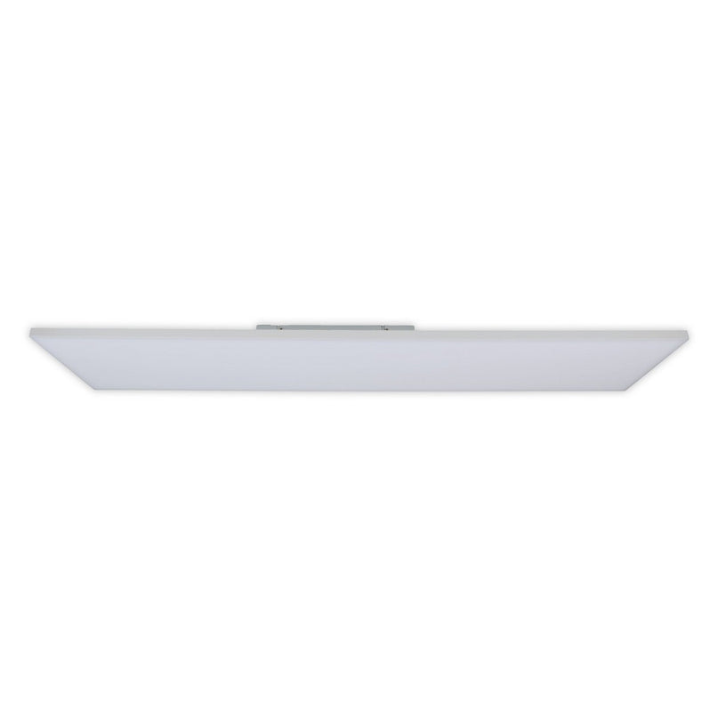 LED -paneel plafondlicht "Carente" lengte 119,5 cm, frameless, vele functies, gemaakt van metaal en plastic, witte, geïntegreerde LED's