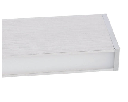 LED -wandlamp "Dubai", moderne wandlamp gemaakt van aluminium en plastic met stevig gebouwd -in LED's, 45 cm lang of hoog. Ideaal voor de verlichting van ingangen, gangen, voor het structureren van grote wandoppervlakken