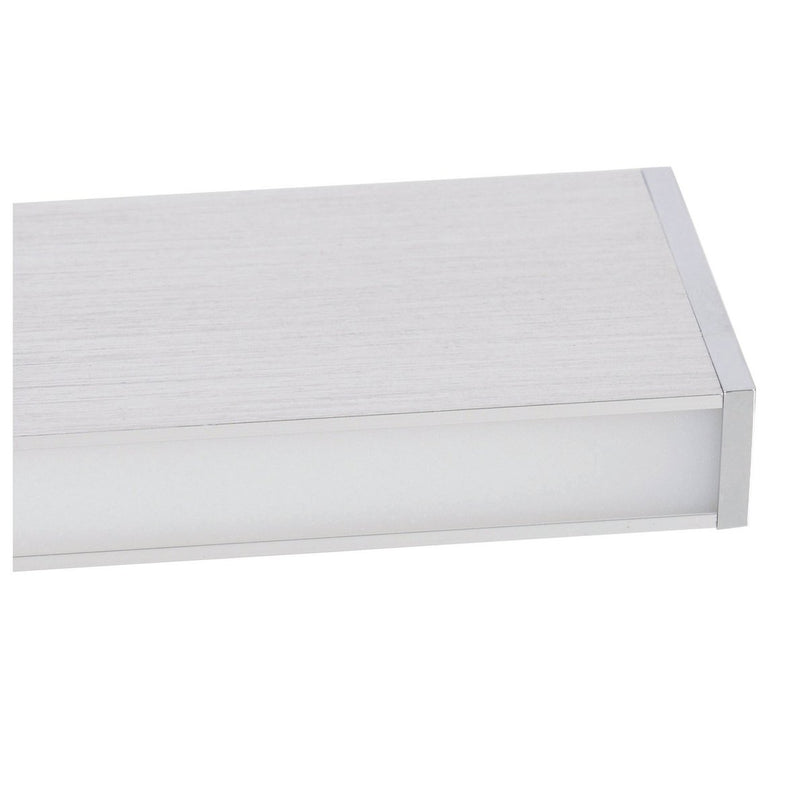 LED -wandlamp "Dubai", moderne wandlamp gemaakt van aluminium en plastic met stevig gebouwd -in LED's, 45 cm lang of hoog. Ideaal voor de verlichting van ingangen, gangen, voor het structureren van grote wandoppervlakken