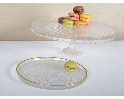 Middle Glass -Offing Pie Dish 32x32x17cm