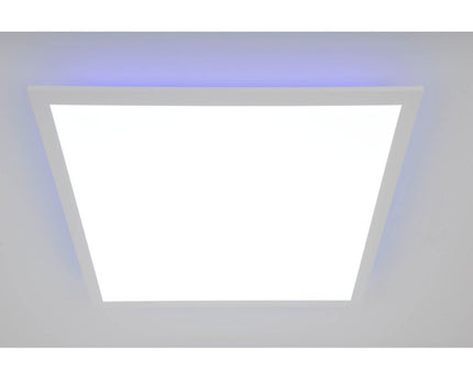 Smart Home LED -achtergrondverlichting Paneel zijlengte 45 cm, veel functies, transportlamp gemaakt van metaal en plastic, geïntegreerde LED's